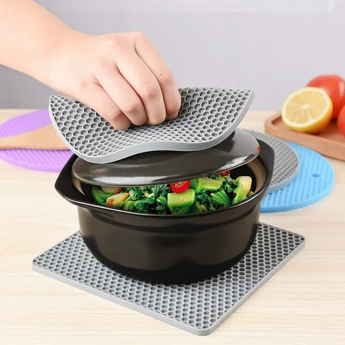 Silicone trivet mat - mat, hot