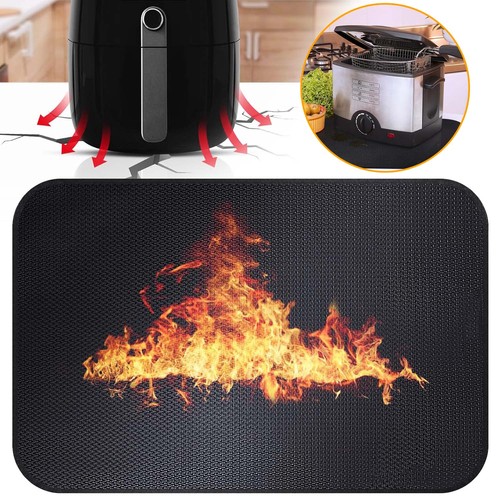Heat resistant mat for air - heat,